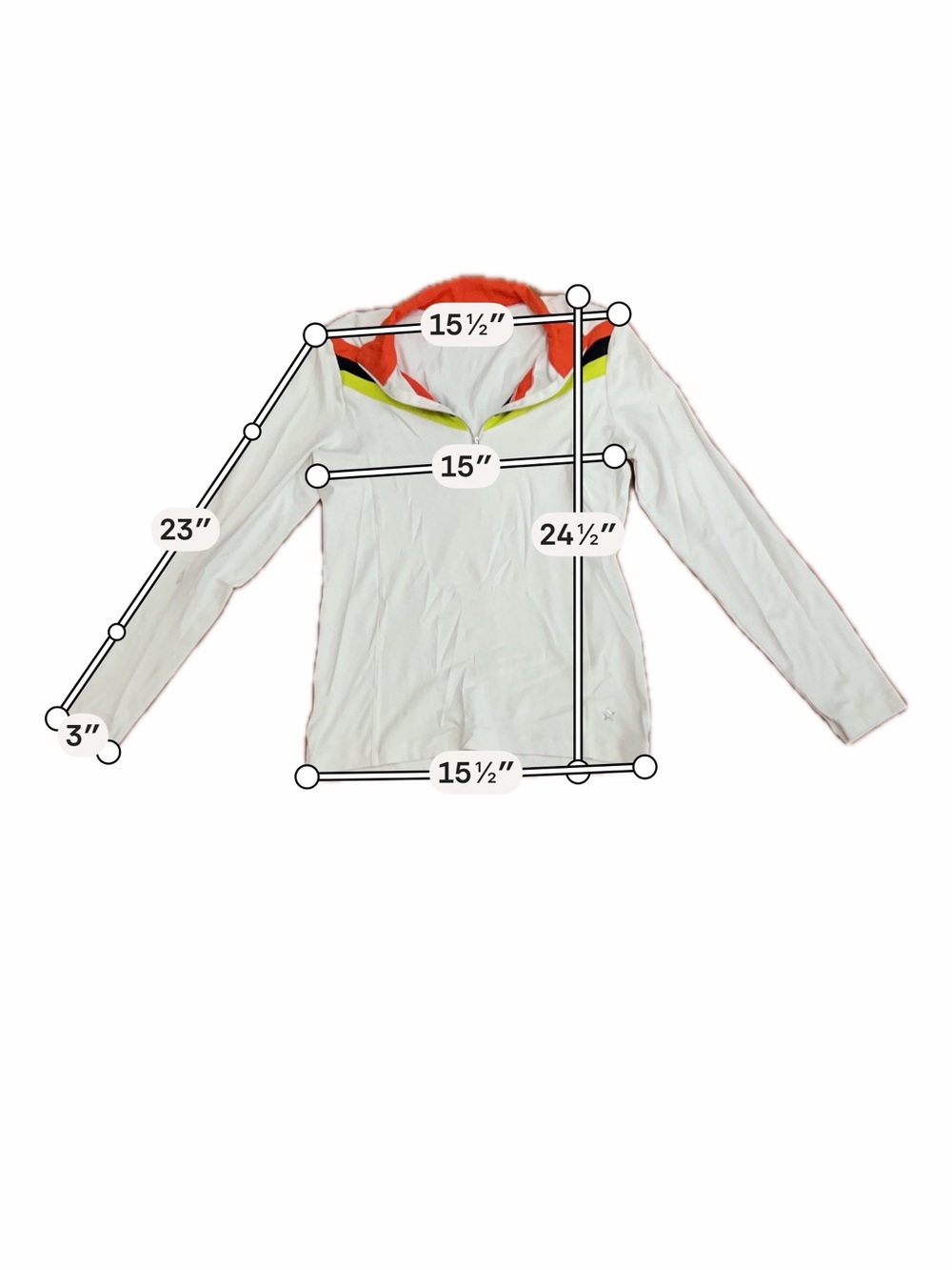 Lohla Sport Los Angeles Women's Quarter Zip Golf Pullover Medium - Picture 2 of 5